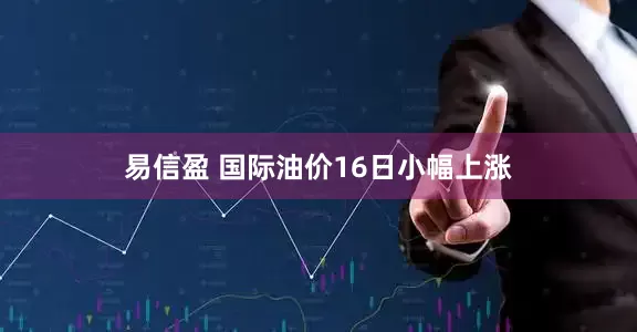 易信盈 国际油价16日小幅上涨